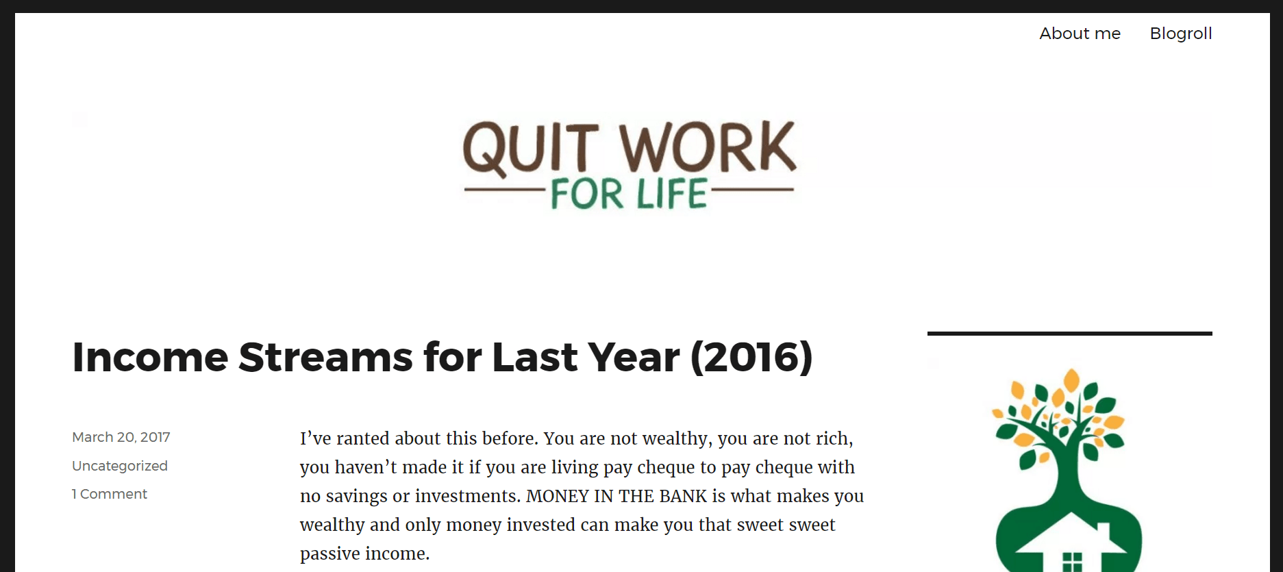 Quit Work for Life